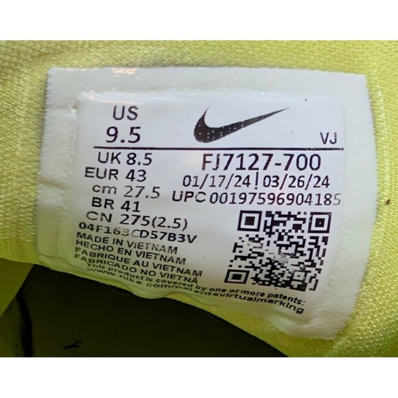 Nike Free Metcon 6 Volt Photon Dust Gray Training Shoes Men’s 9.5 FJ7127-700 - Picture 8 of 8